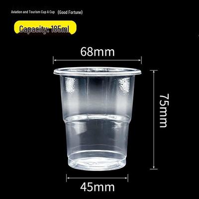 Verdickte Einweg-Teebecher aus Kunststoff