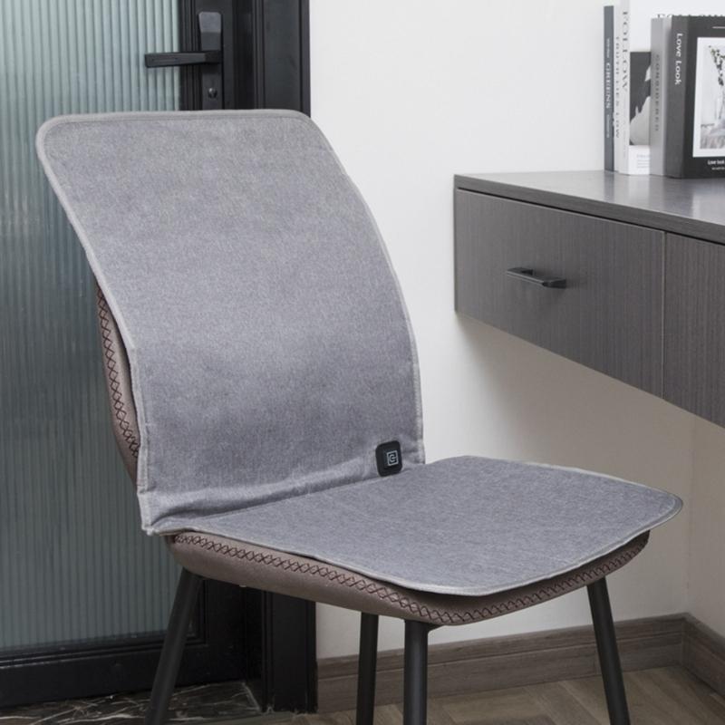 4 Zone Uniform Heating Seat Cushions USB for Comfortable Warmth in Back Waist and Legs During Outdoor Use