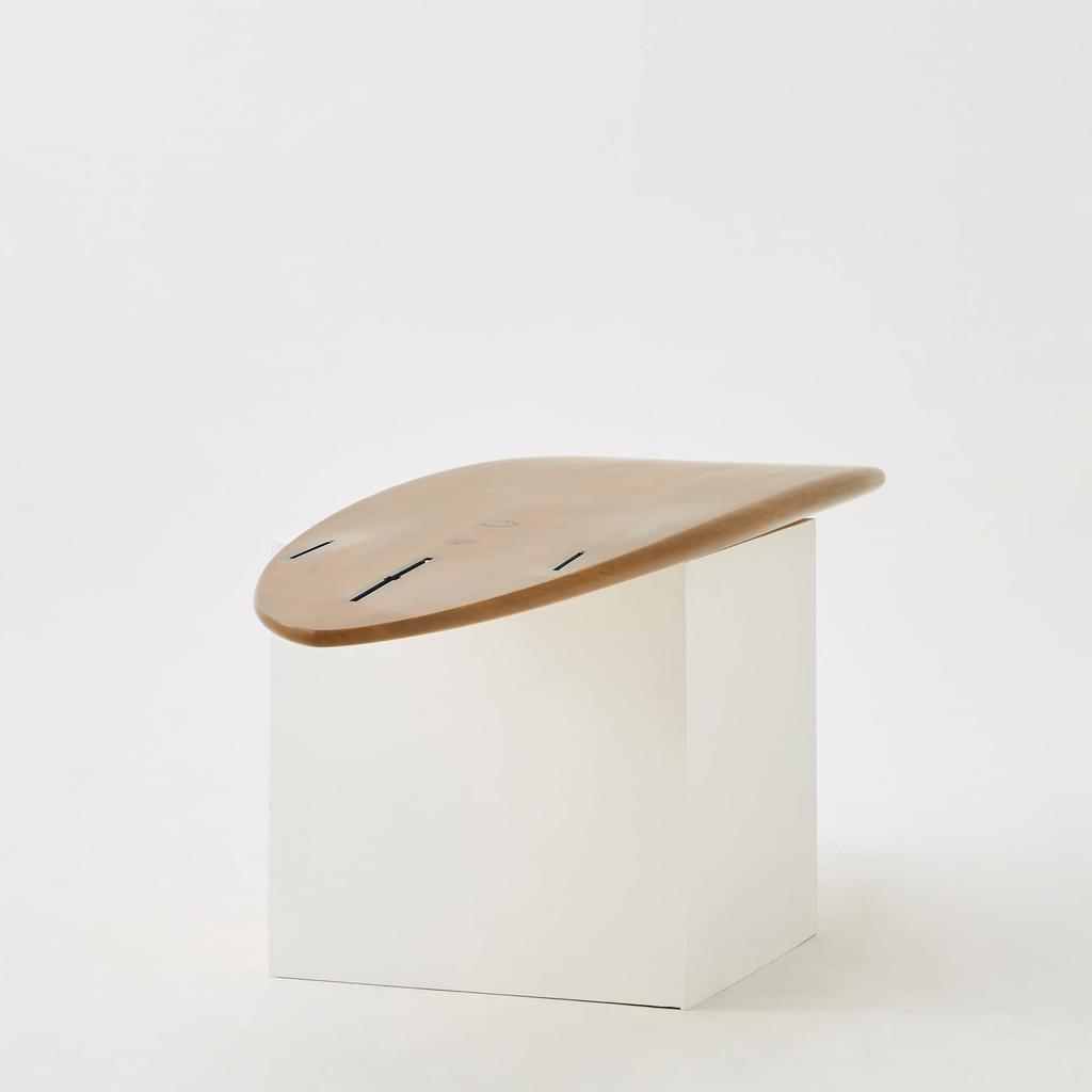 nanazero WOOD SKIN surfboard MID02 Brown and lightweight wood skin 6'8 mid-length (durable construction, surfboard, nanazero, funboard, shortboarder)