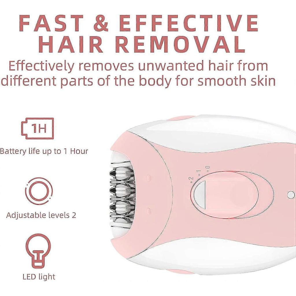 2026 Latest Model Women's Hair Remover, Dual Speed Women's Facial Hair Remover, Glabrouse Skin Hair Remover, Face Legs Arms Underarms Bikini Pink