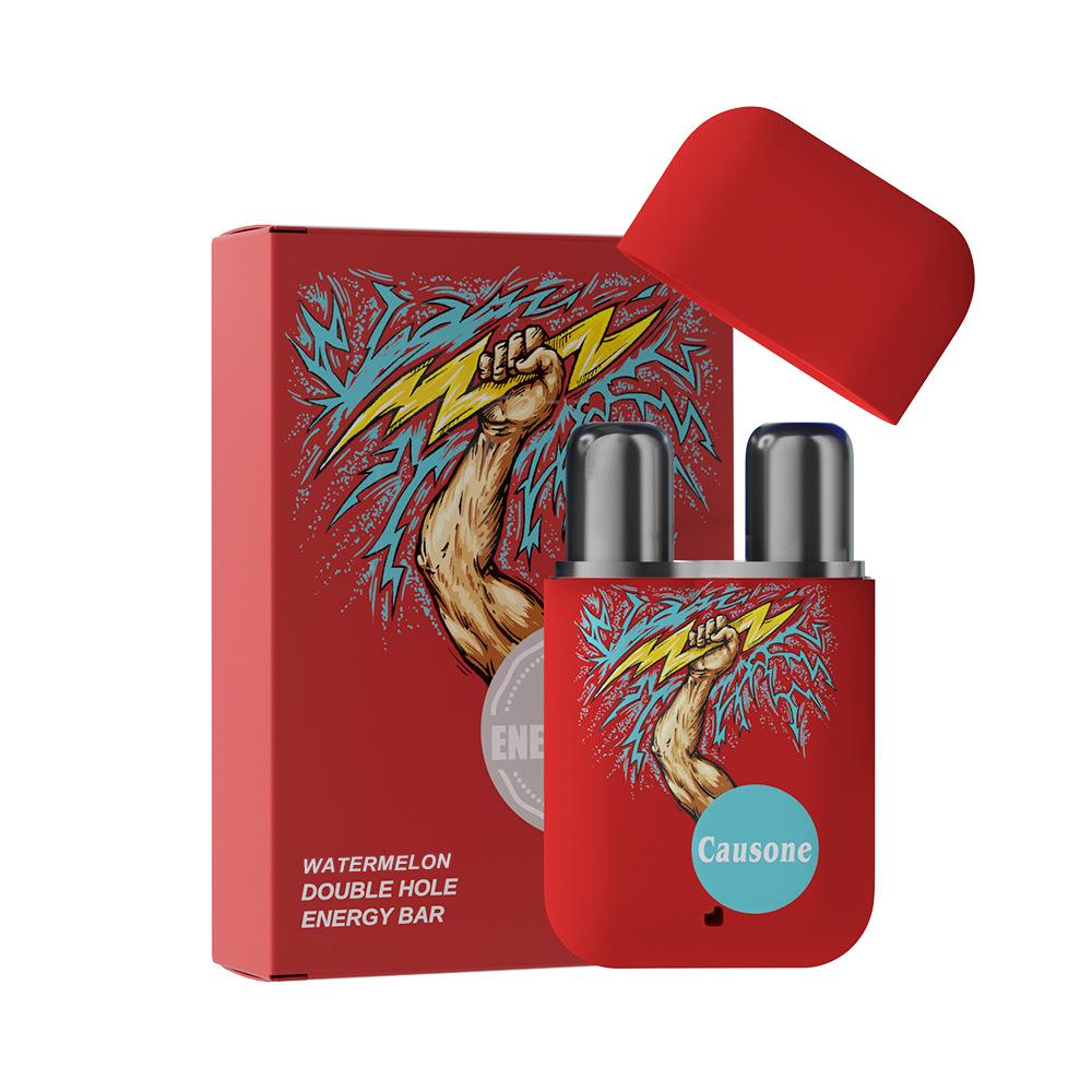 CAUSONE Energy Stick Dual-Hole Nasal Inhaler: Refreshing & Anti-Fatigue Formula In All-English Package