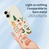 For iPhone 17 Case Christmas Snowman Pattern Printing Straight Edge TPU Phone Back Cover