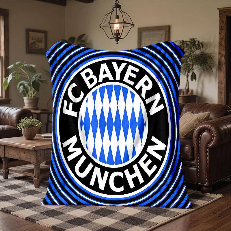 Bayern Munich Print Flannel Blanket Soft Warm Sofa Bed Throw Blanket For Home Office Bedroom