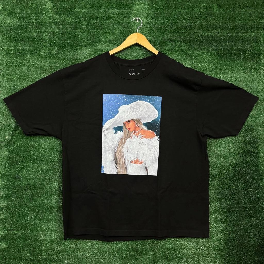 Beyonce Cowboy Carter Ho Ho Ho Down Icy Black T-shirt Size XXL