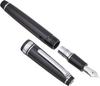 Sailor fountain Pen Professional Gear Slim Silver Black Music Nib 11-1222-920 with Converter