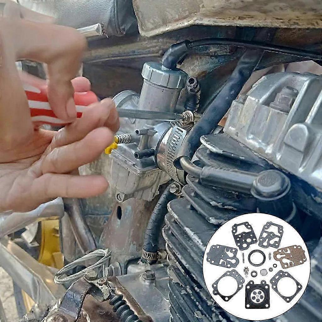 Carburetor Repair Kit Replacement for Certain Brands SRM260 SRM2601 SRM261 SRM2400 330 GX25 GX35 HHB25 HHH25 Gaskets and Membranes Lawnmower
