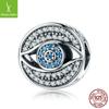Devil'S Eye Diy Bracelet Beads Loose Beads, Accessories S925 Sterling Silver Eye Beads