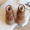 Winter Fashion Cartoon Cute Snow Boots for Boys and Girls Plus Velvet Warm Large Cotton Shoes Bread Shoes