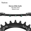 Deckas Tandhjul Rundt 110BCD til Force Red Rival S350 S900 36 38 40 42 Tænder Landevejscykel til Sram Cx Gravel Quarq 5 Arme 110 Bcd