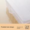 36 Grids Clear Plastic Organizer Detachable Box with Compartment Dividers Holder Jewelry Bead Container Case Tapes