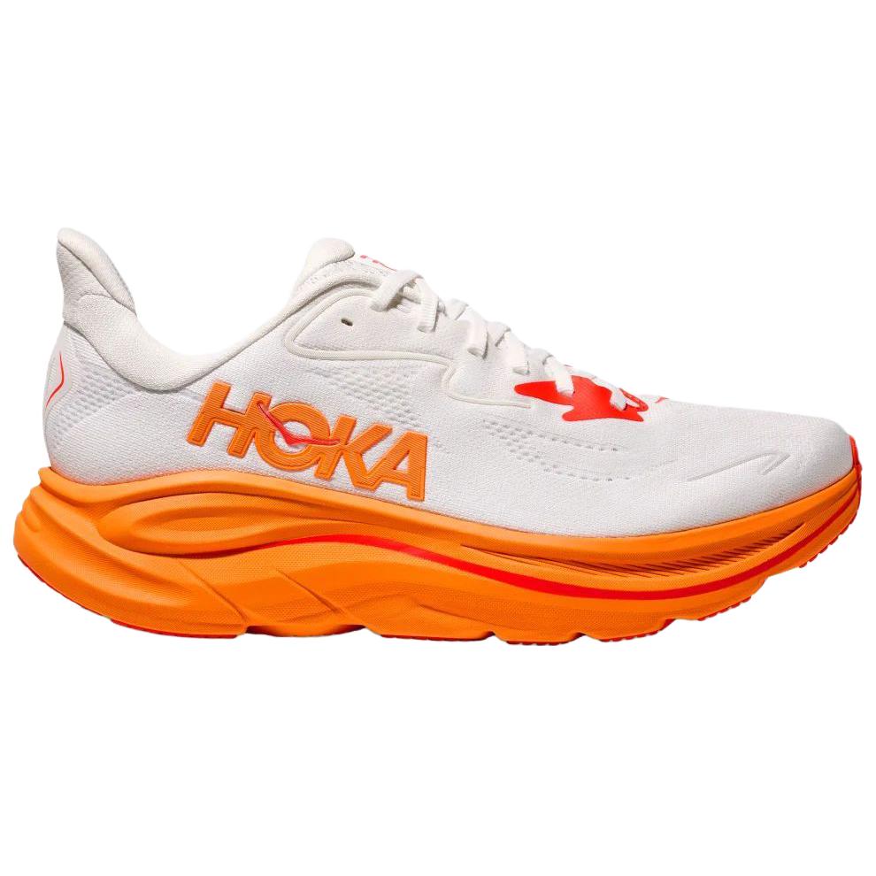 New HOKA ONE ONE Clifton 10 Frost Orange Zest Women's 1162031-FGZ