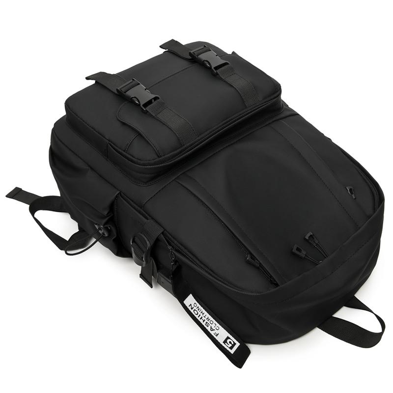 Newest Backpack with USB Men's Fashion Backpack Men's Business Computer Bag Large Capacity Travel Bag College Schoolbag