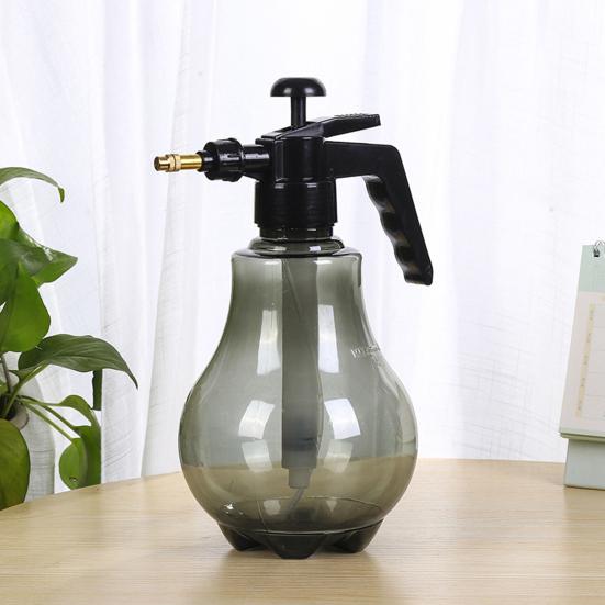 1.5L Watering Spray Bottle Adjustable Nozzle Transparent Plastic Hand Pressure Pump Sprayer Garden Supplies