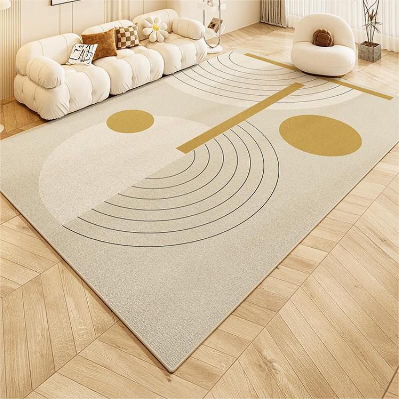 Modern Minimalist Abstract Print Area Rug Living Room Non-Slip Washable Floor Mat Bedroom Bedside Carpet