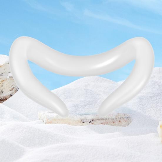 Fone de ouvido VR Silicone À prova de suor Lavável Almofada facial macia Previne vazamento de luz Realidade Virtual