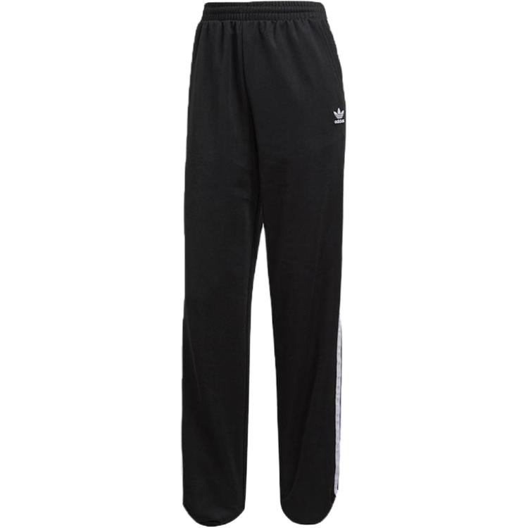 Adidas Originals Casual Pants Women s Black Moderate Straight Fit Pants FH7999 38