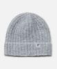 NP STUDIO Patch Point Hairy Fur Knit Beanie [ 3 Colors ]