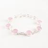 Rose Chalcedony Gemstone 925 Sterling Silver Jewelry Handmade Bracelet For Women RB-14-20