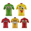 1 Maglia da Ciclismo Cartone Animato Traspirante Asciugatura Rapida Performance Maglia da Bici Uomo Squadra Corsa su Strada