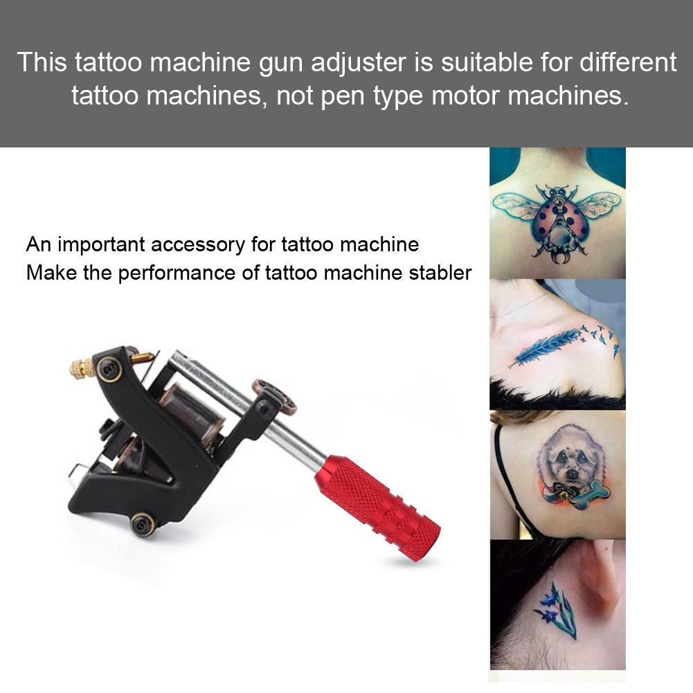 Professional Tattoo Machine Armature Regulator Spring Tattoo Needle Alignment AdjusterRed