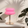 Decorative Lamp Plastic LED Table Lamp Trichromatic Dimming USB Plug Atmosphere Light Cream Color Night Light Eye Protection