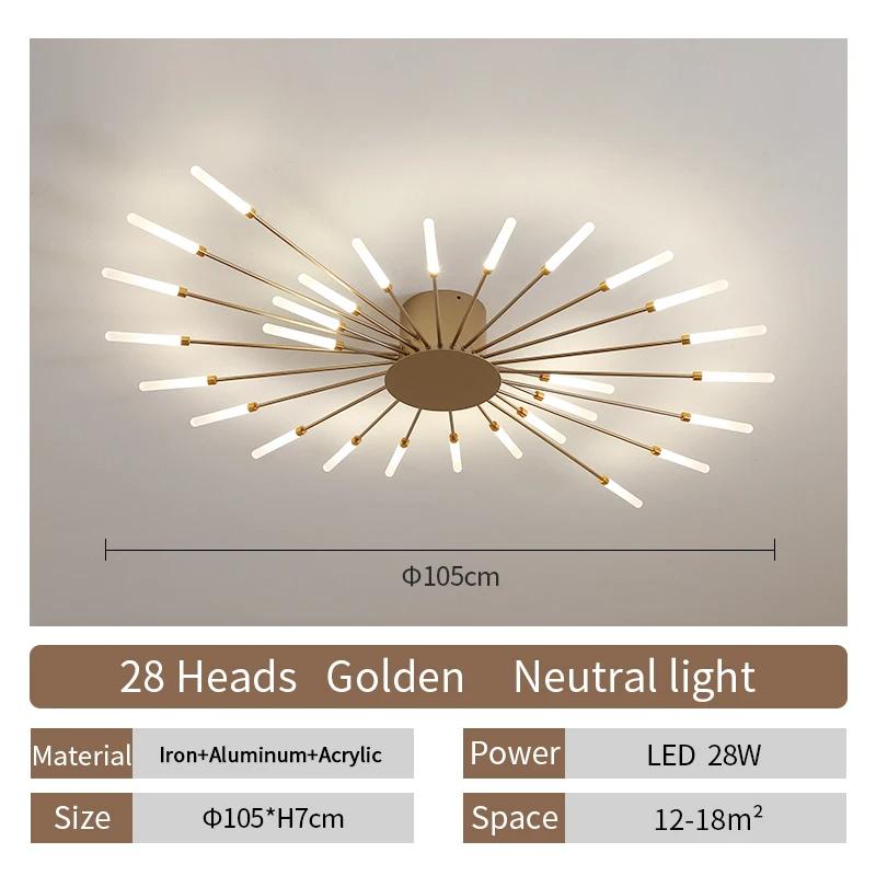 Modern LED Ceiling Lamp Living Room Dining Bedroom Ceiling Chandelier Lights Nordic Design Home Decor Indoor Lighting