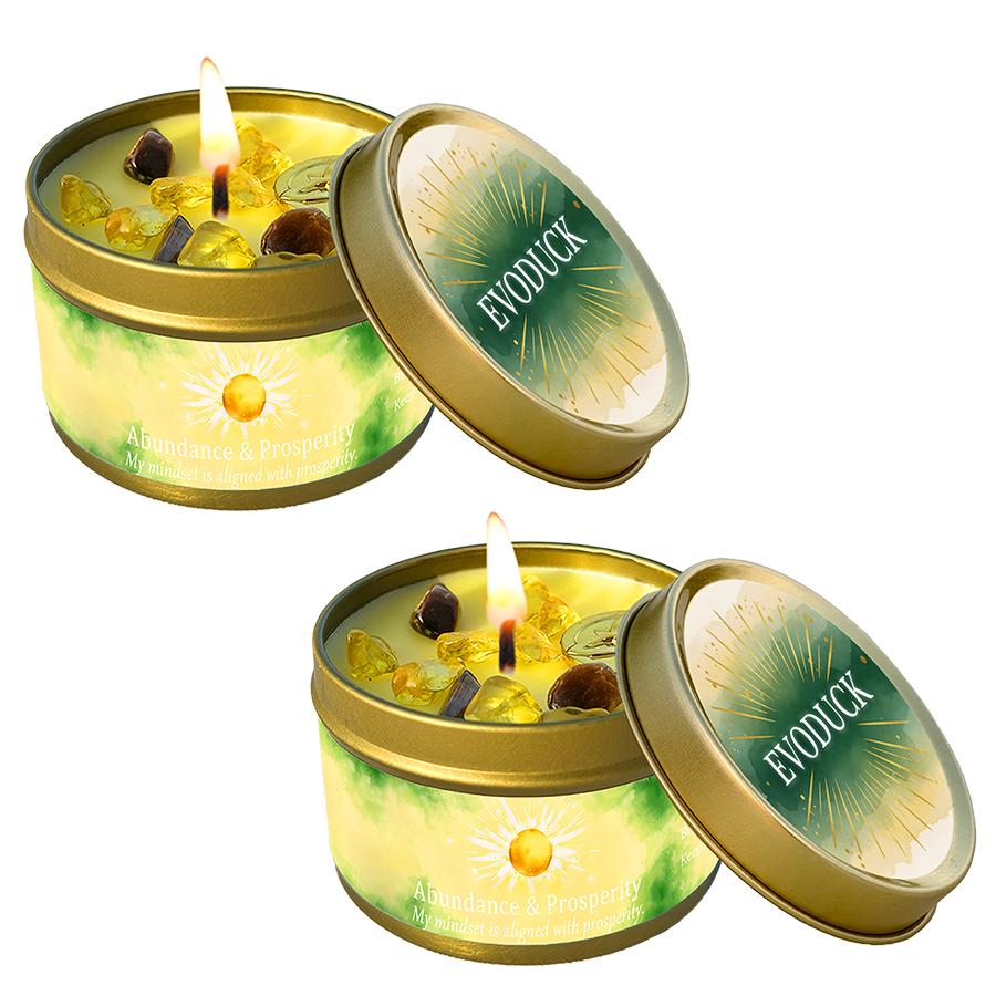 Scented Candles 3oz Law of Attraction Abundance Manifestation Energy Boosting Christmas Home Decoration Candle Holders Gift