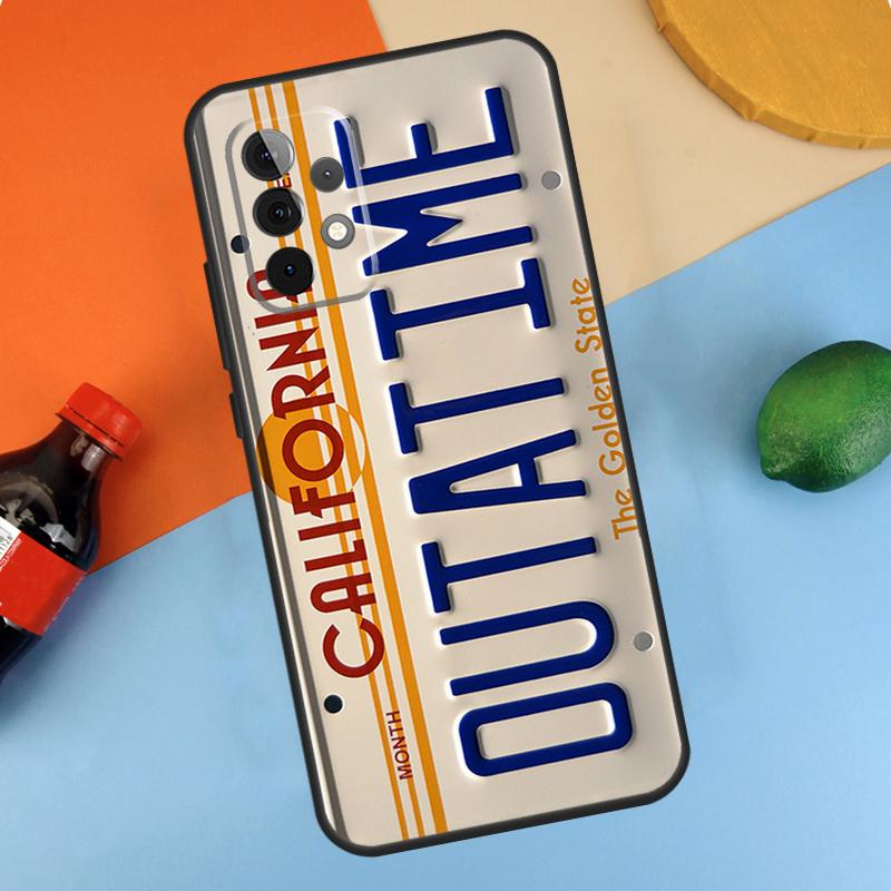 

Back To The Future Plate OUTATIME Case For Samsung Galaxy A13 A53 A16 A26 A36 A56 A12 A22 A32 A52 A06 A54 A34 A14 A15 A35 A55 Samsung A56