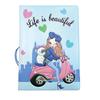 New Travel Accessories Passport Holder Men Lady Travel Around The World PVC 3D Print Leather Passport Cover Case Card ID Holders