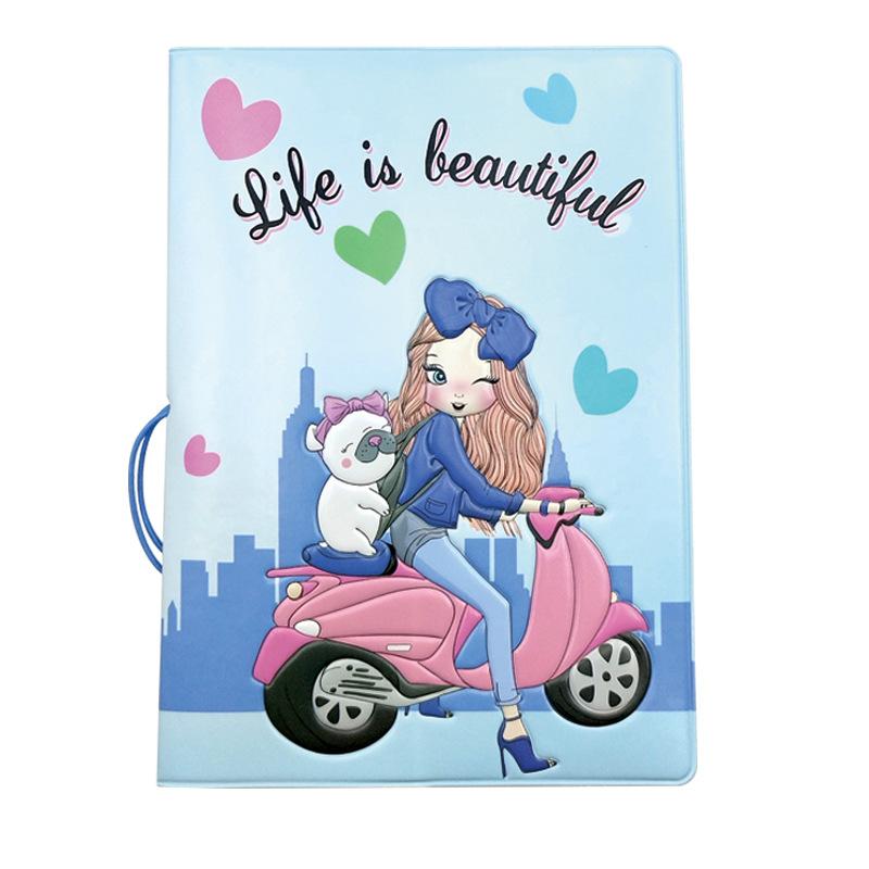 New Travel Accessories Passport Holder Men Lady Travel Around The World PVC 3D Print Leather Passport Cover Case Card ID Holders