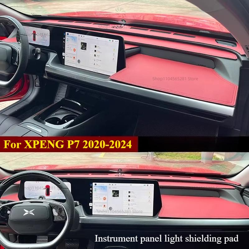 For XPENG P7 2020-2024 Instrument Panel Light Shielding Pad,Car Interior Decoration Modification Accessories Refit