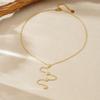 18K Gold Plated Sunflower CZ Y-Necklace, Dainty Layered Lariat Pendant Necklace for Women, Minimalist Jewelry