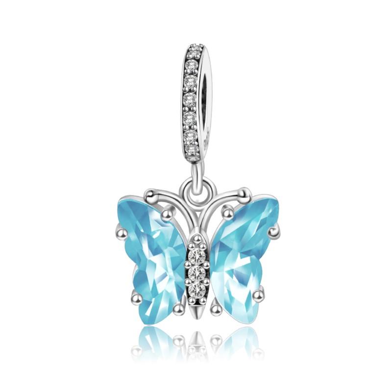 29. Fashionable Copper Colorful Turtle Butterfly Style 24 Colors Charm Bead For 3Mm Genuine Bracelet Do-It-Yourself Making Gift