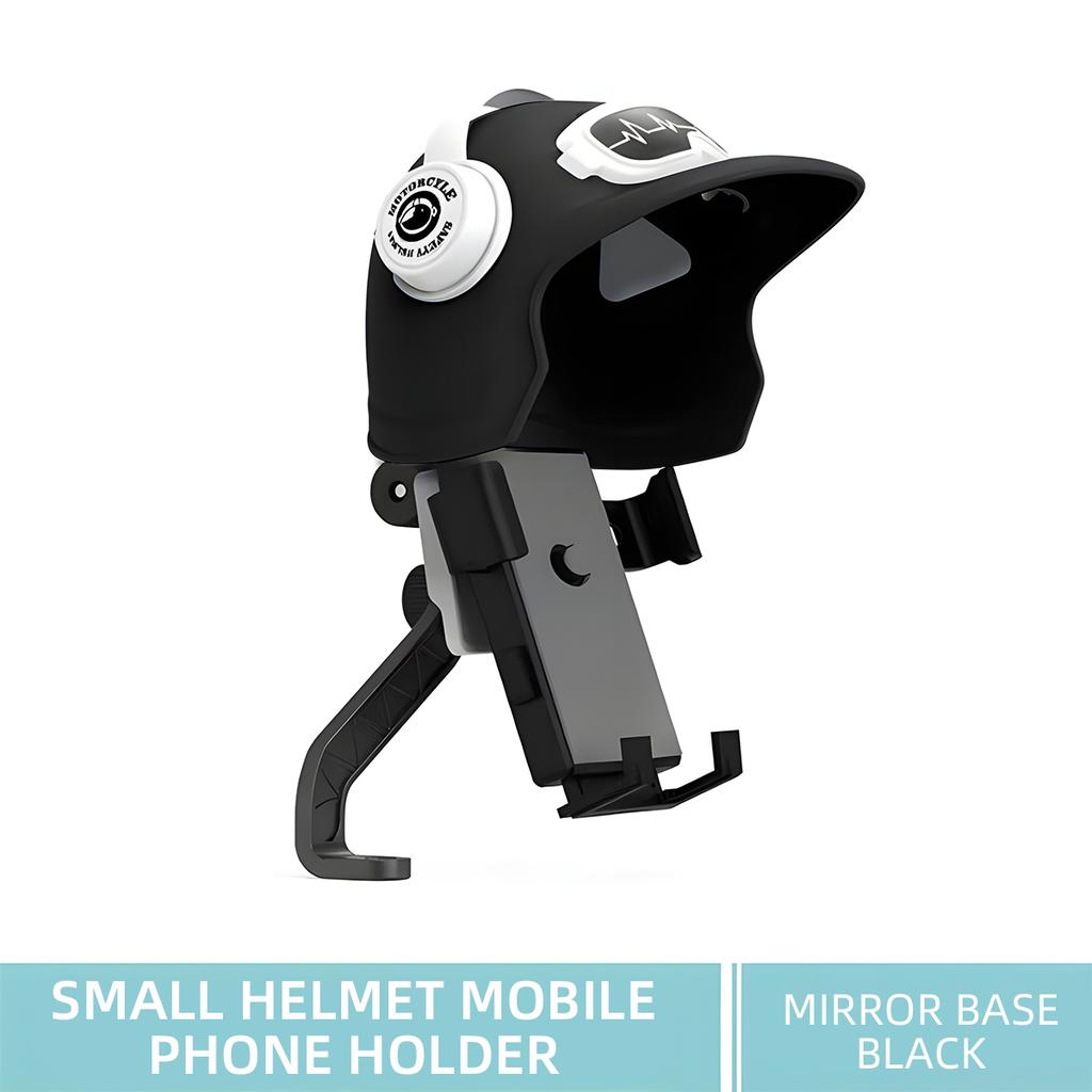 1pcs Motorcycle Mobile Phone Holder Universal Phone Holder Small Helmet Phone Stand Motorcycle Handle Gravity Mount