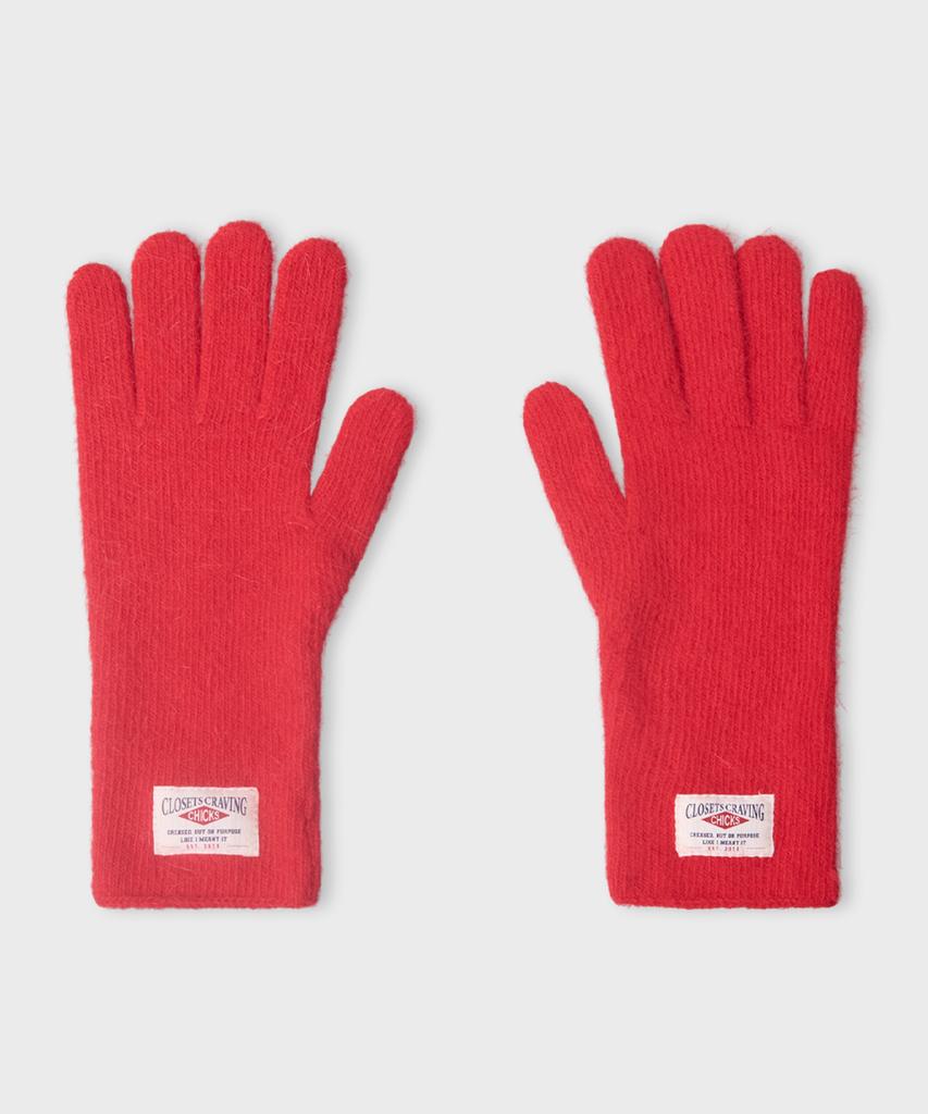 CHICKS Mohair Blur Fingerhole Gloves (8 Colors)
