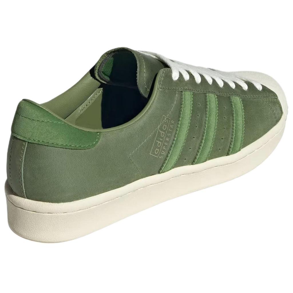 Adidas Superstar Vintage Crew Grønne Unisex Sneakers Craft-grønn Kremhvit JI0318