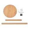 Wood  Durable Anti-Skid Tissue Vertical Stand Rack Hook For Kitchens Bathrooms Living Rooms Restaurant