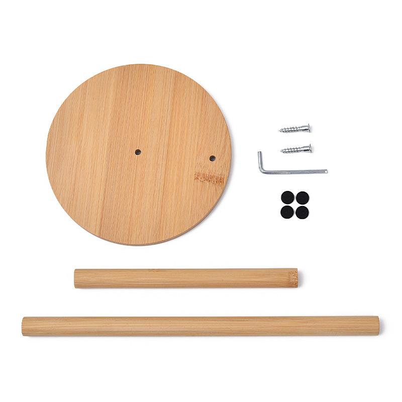 Wood  Durable Anti-Skid Tissue Vertical Stand Rack Hook For Kitchens Bathrooms Living Rooms Restaurant