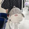 Cute Penguin Plush Backpack Female Cartoon All-match Student Commuting Bag Niche Light Travel Soft Girl