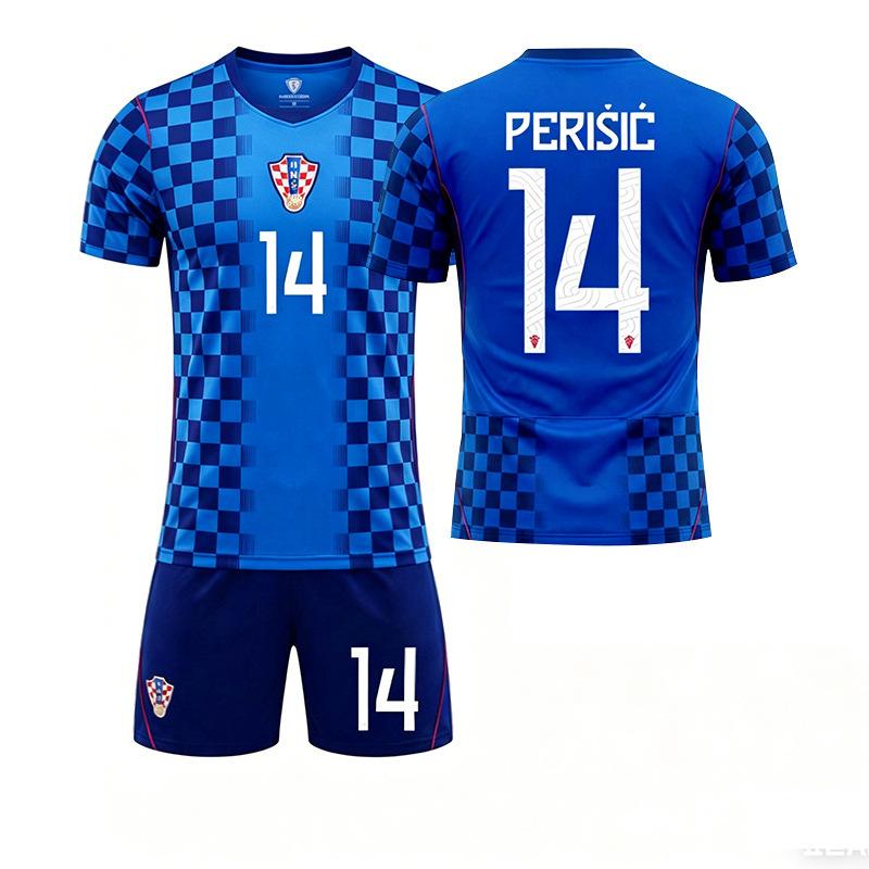 World Cup Croatia Away Jersey No. 10, Football Jersey Set, Men'S