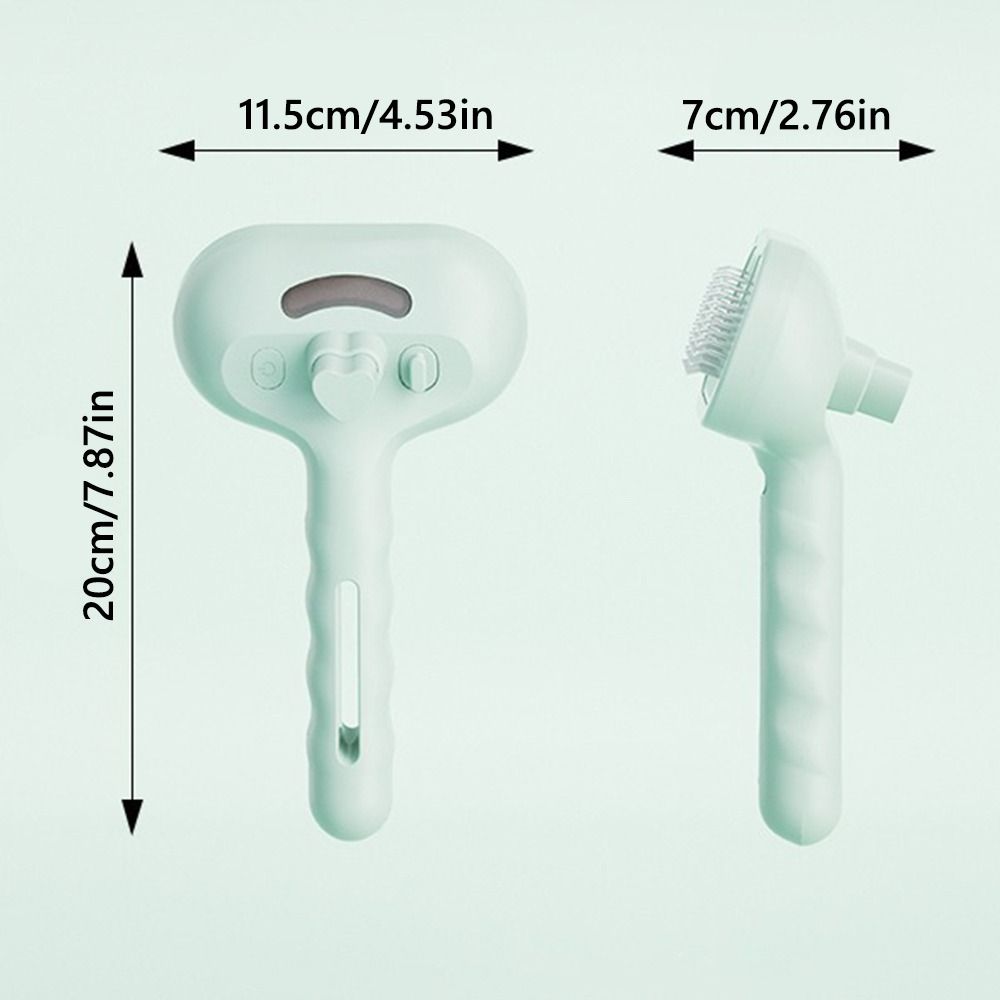 Pet Spray Comb Remove Floating Hair USB Charging Built-in Mist Humidifier Hair Removal Comb Pet Grooming Clean Tool Cat Dog