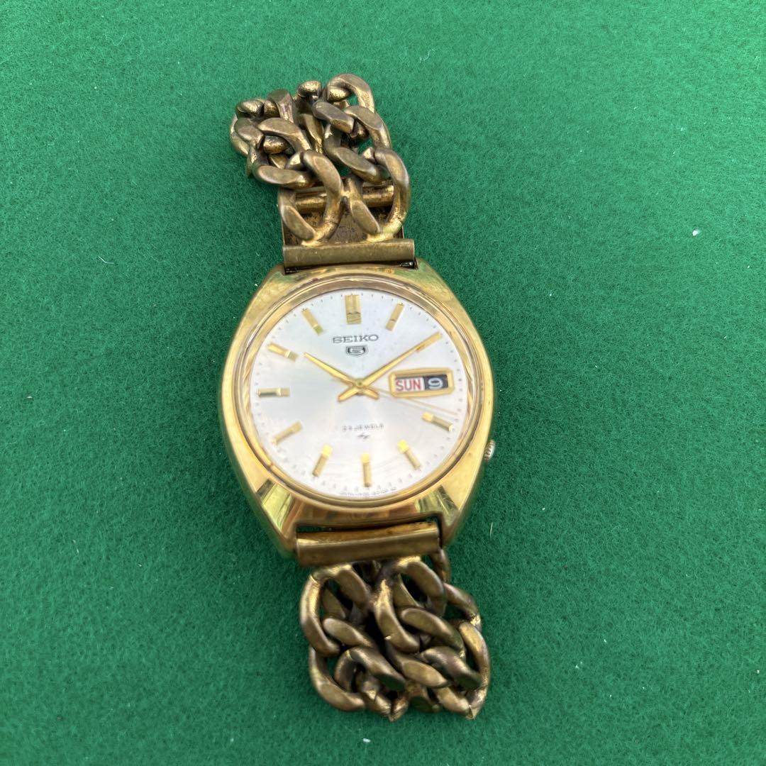 

[Б/У] Автоматические часы SEIKO 5, 23 камня, Золотые
