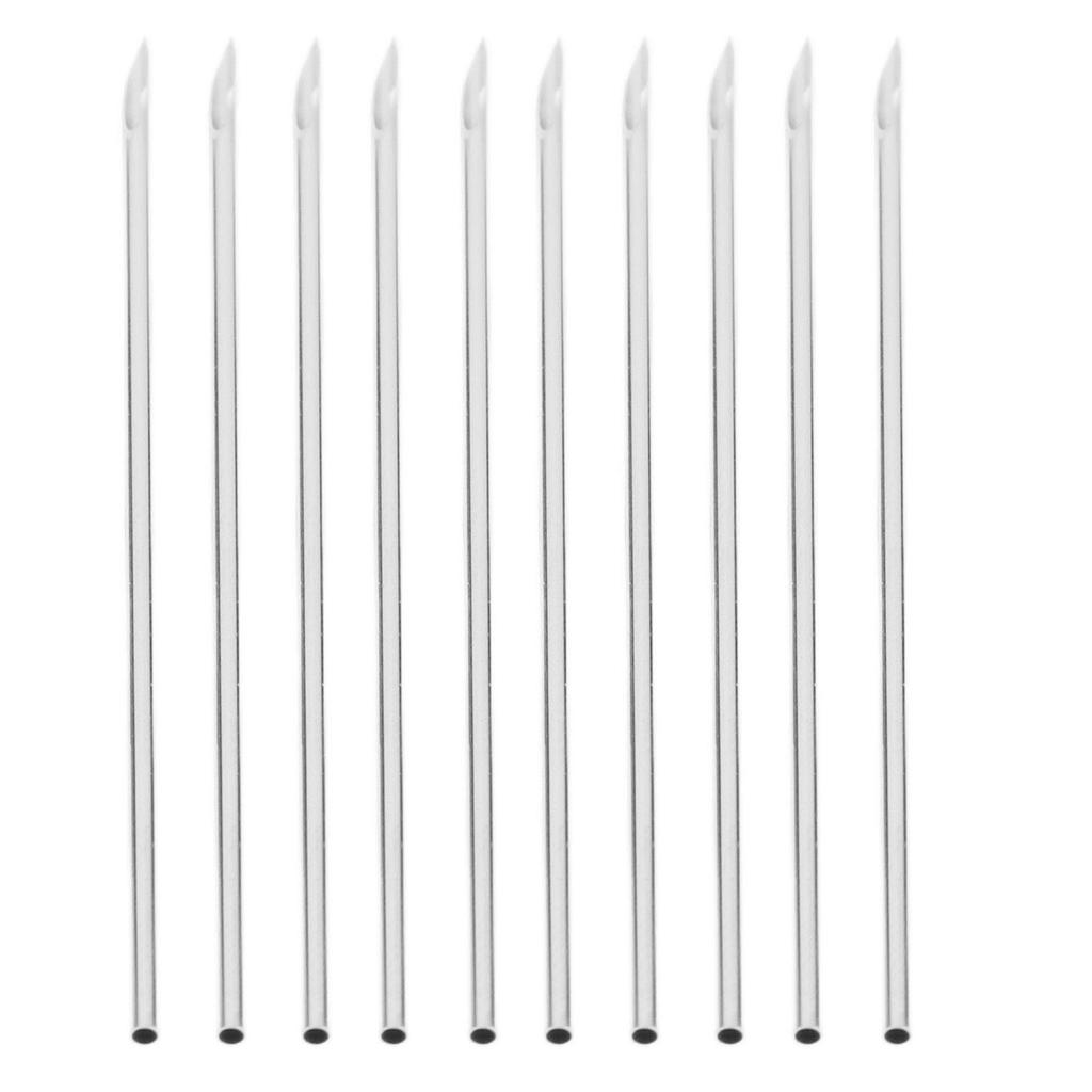 100 buc Ace pentru Body Piercing Dezinfectabile Oțel Inoxidabil 316 Ace de Piercing 16G 1.2MM