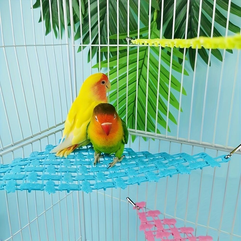 Atmungsaktive Papageien-Hängematten mit Haken Vogelkäfig-Zubehör Kleintier-Unterhaltung