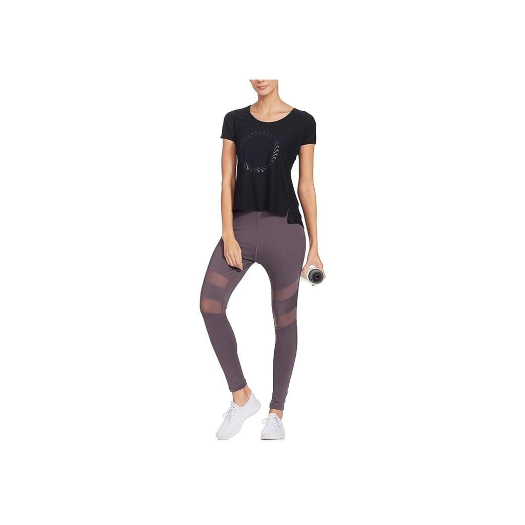 Nike Round Neck Casual Solid Logo Running Quick-Dry Short Sleeve T-Shirt Women Tops Black CZ9607-010