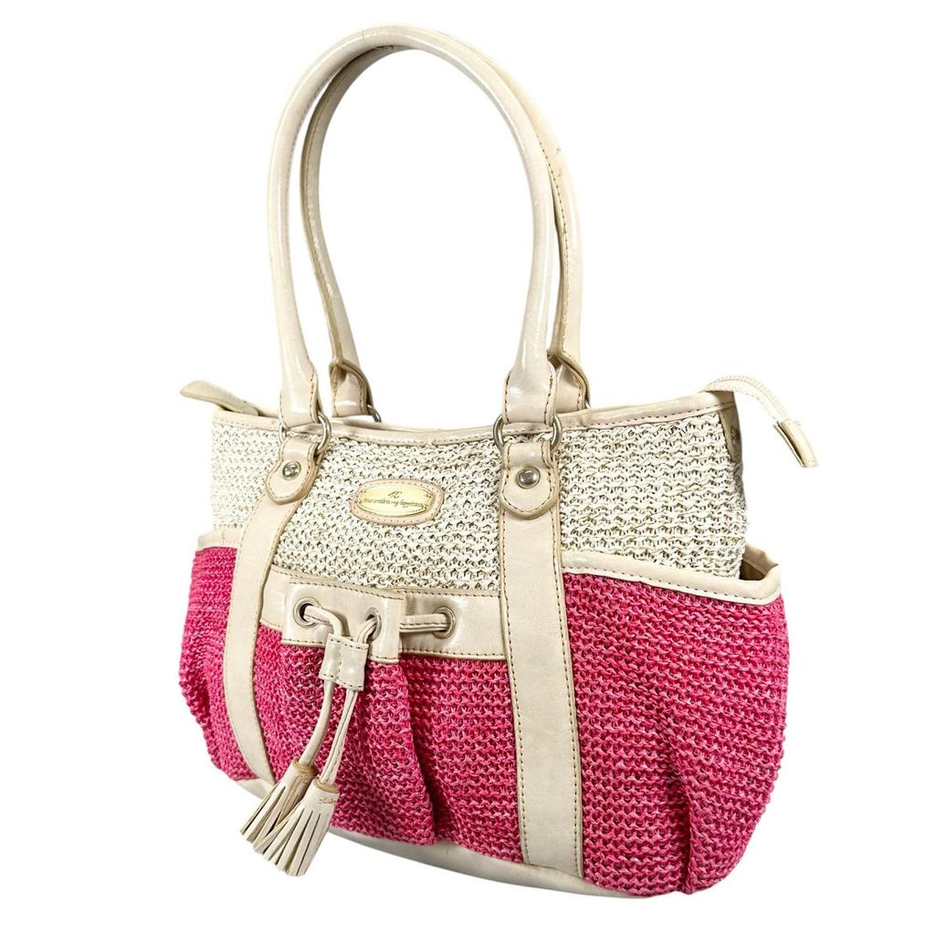 4℃ Handbag Beige Women Used