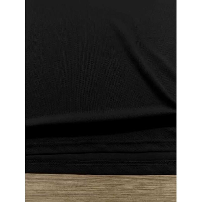 Men's "Groom Squad" Pattern T-shirt Crew Neck, Short Sleeves Comfort, Suitable for Men Casual T-shirt Regular Fit