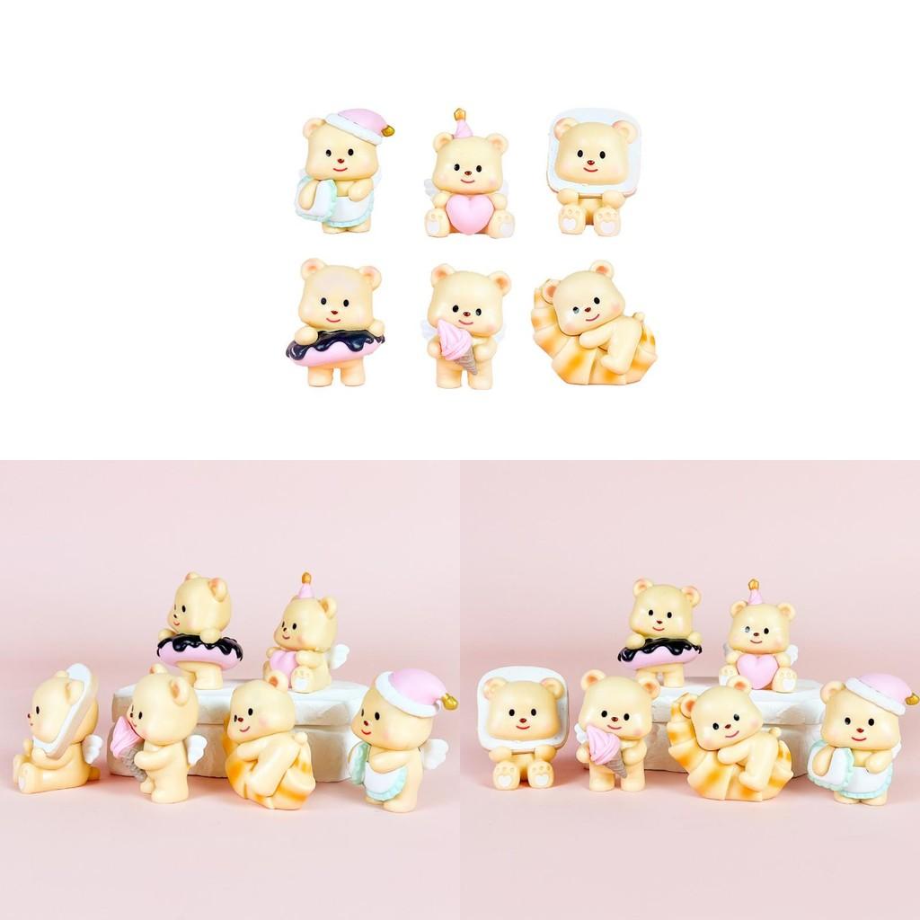 Anime Bear Butter Pvc Action Figures Model Toy Desktop Decoration Kids Gift