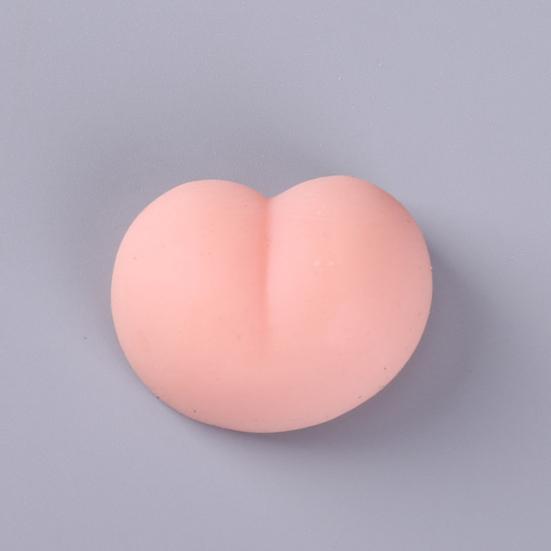 5/10/20Pcs Pink Butt Squeeze Toy Stress Relief Slow Rising Mini Ass Sensory Toy Anti-collision Pad Relaxation Soft Stress Ball Fidget Toy
