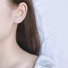 S925 Silver Gradient Zircon Five Pointed Star Long Tassel Earrings For Women Elegant Dangle Drop Ear Line Jewelry